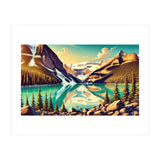 Vintage Lake Louise Banff Poster, Canada (Print Only) thumbnail