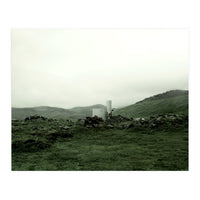 Tank in the grassland - Iceland (Print Only)