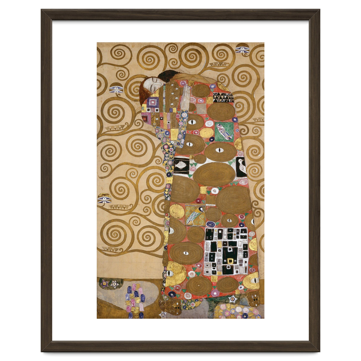 Sketches for the Frieze for the Palais Stoclet in Brussels, Belgium. Watercolour and pencil.