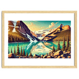 Vintage Lake Louise Banff Poster, Canada thumbnail