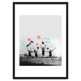 Vintage Women Black & White Photography Balloons Freedom Feminism Women's Rights Individuality thumbnail