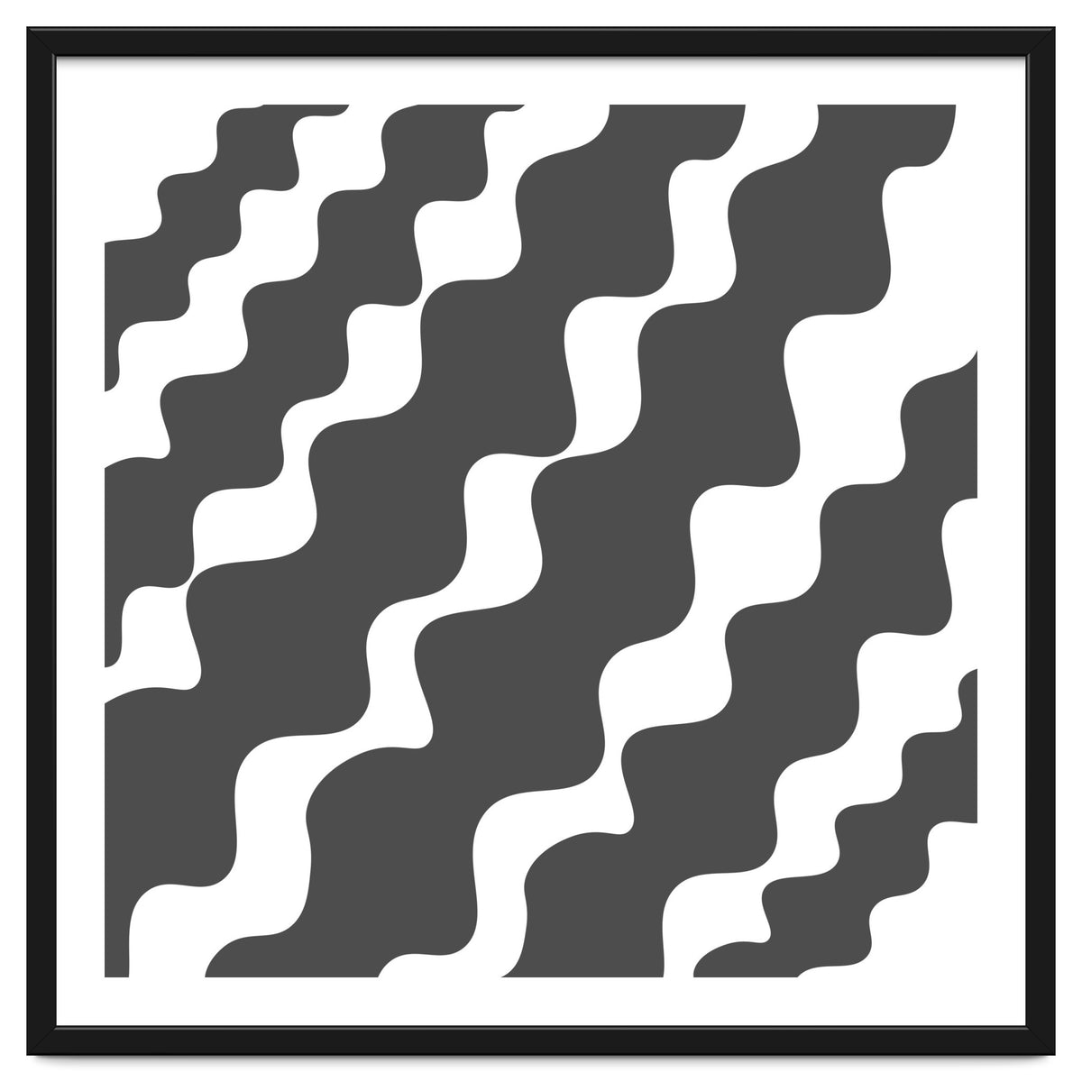 Grey Wavy Pattern