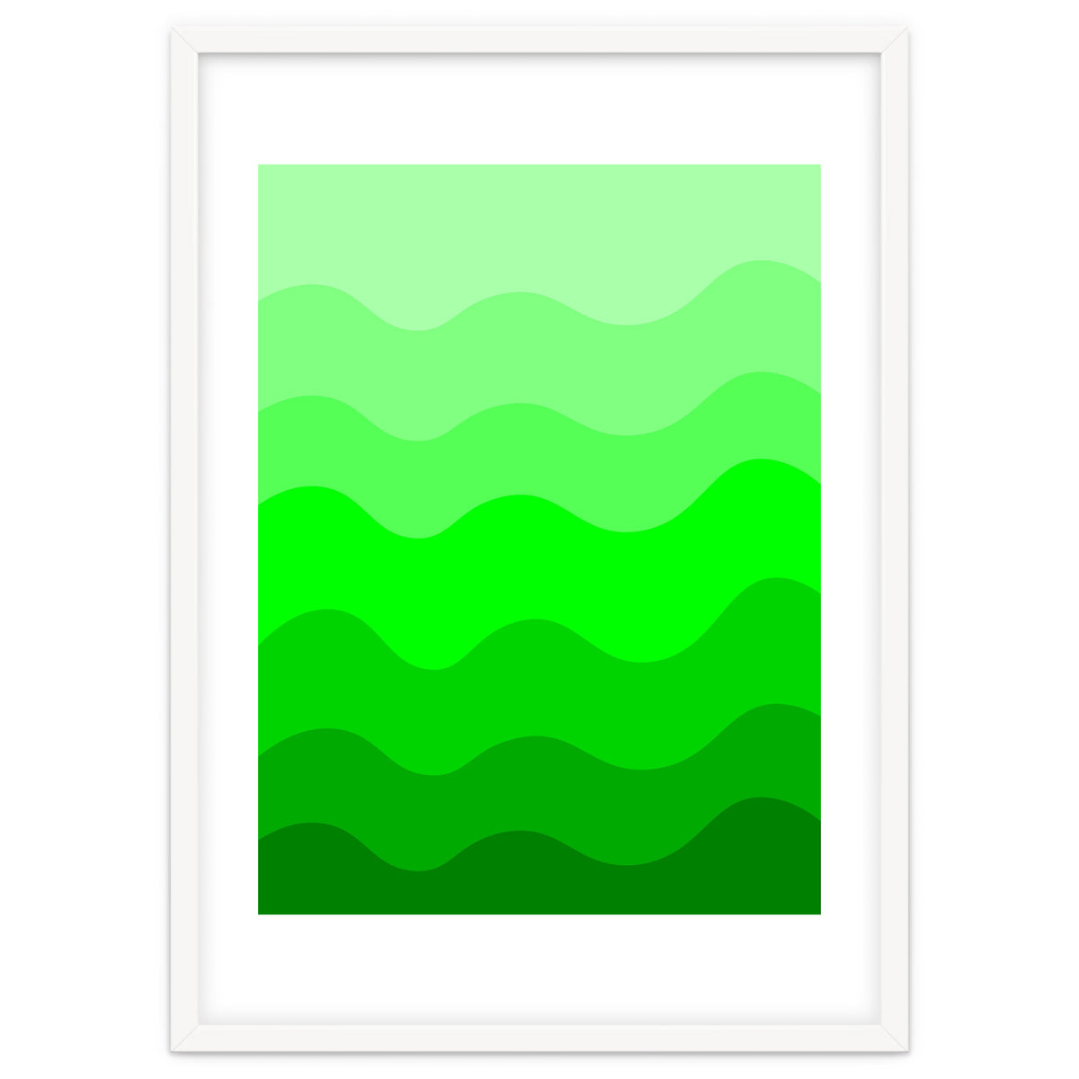 Green gradient design