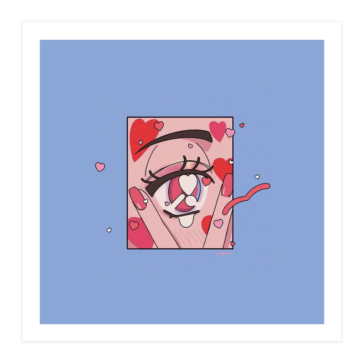 Heartfelt Gaze (Print Only)