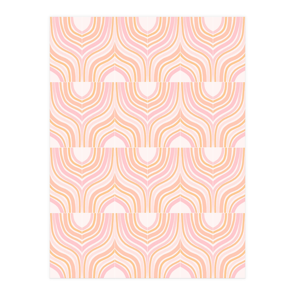 Peachy Marbeling Tiles (Print Only)