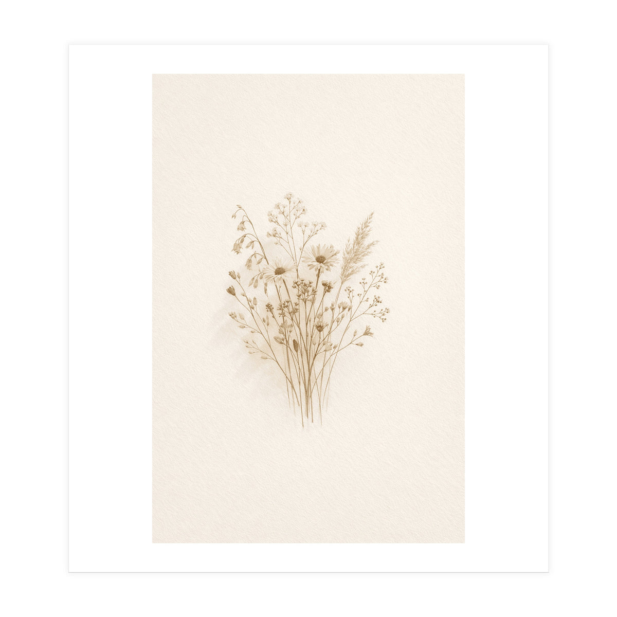 Minimalist Japandi Textures in Warm (Print Only)