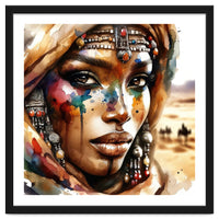 Desert Jewels Tuareg Woman Portrait