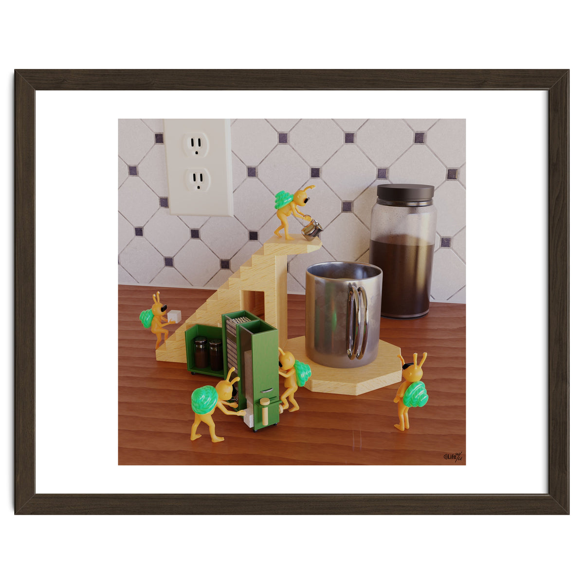 Coffee Support - angle #1 (Lwuba 038 Coffee Support 01)