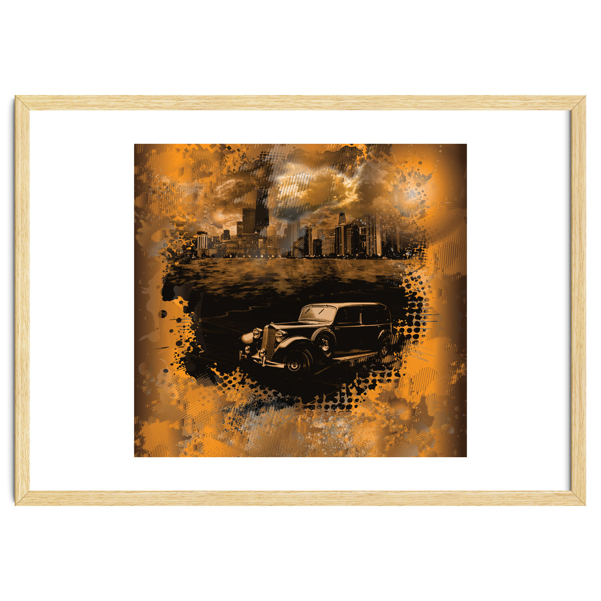 Chicago Waterfront Monochrome