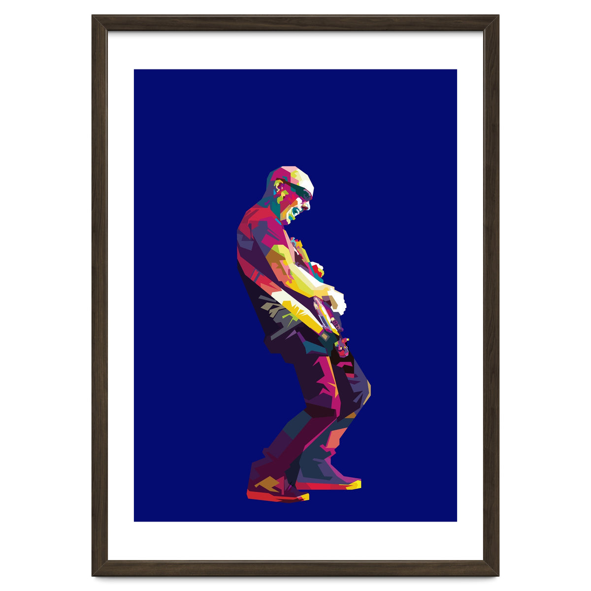 Joe Satriani Rock Guiatist Pop Art WPAP