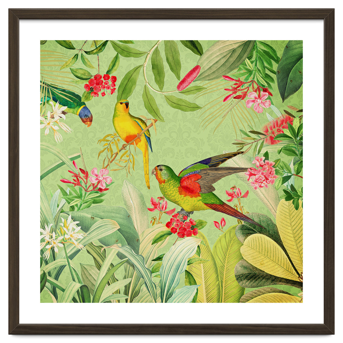 Summer Day Vintage Tropical Jungle