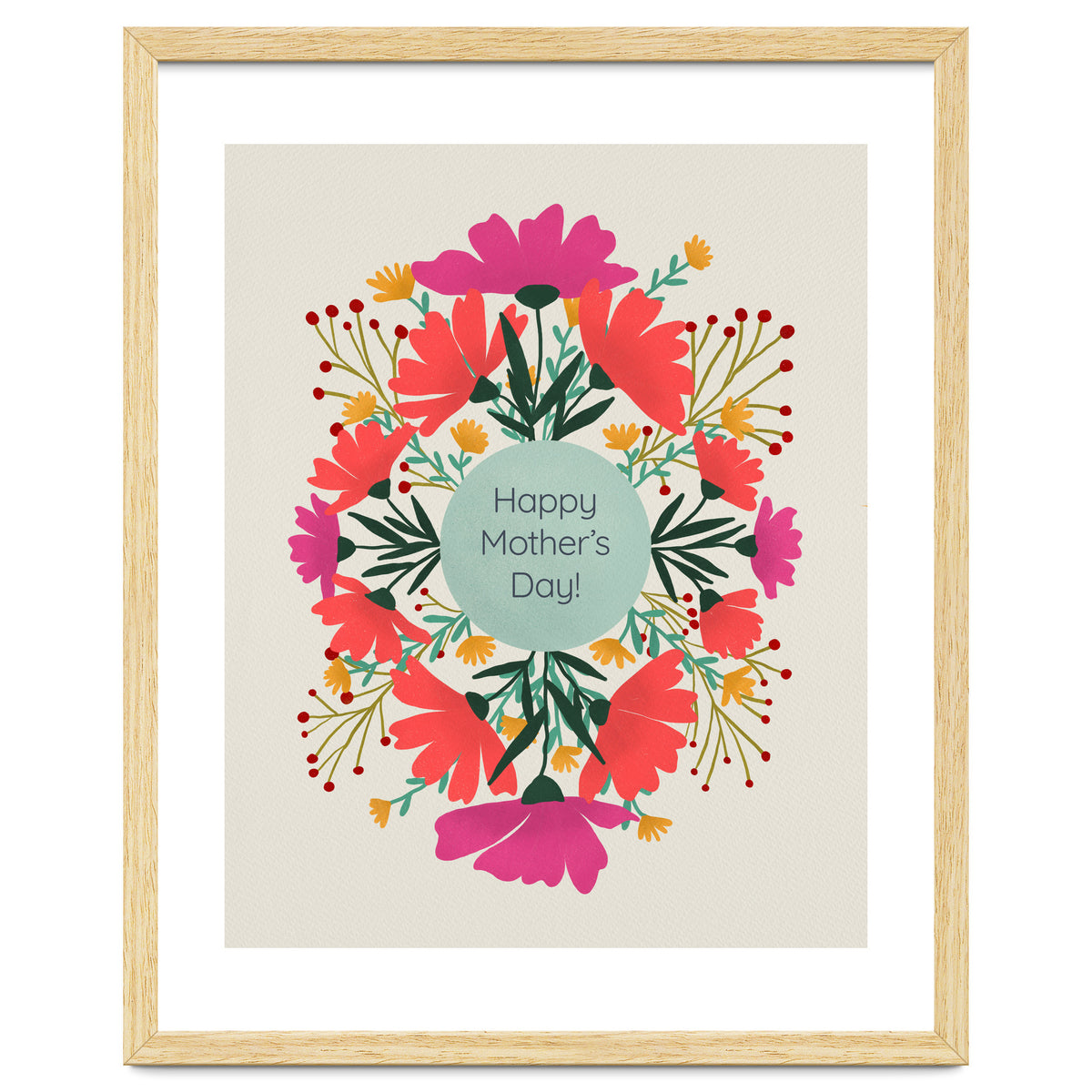 Happy mother's day floral design