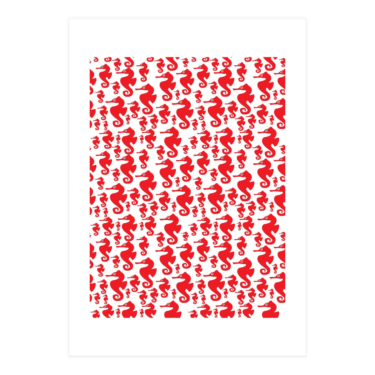 Seahorse pattern  (Print Only)