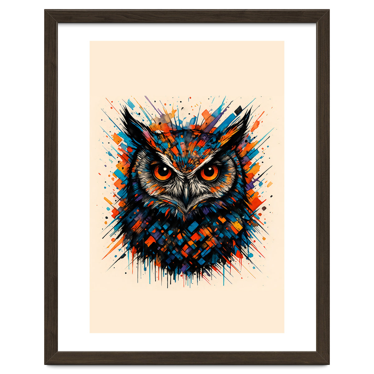 Owl Animal Watercolor