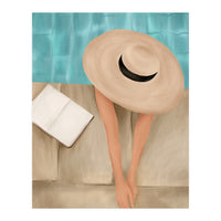 On The Edge Of The Pool II (Print Only)