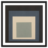 JOSEF ALBERS - HOMAGE TO THE SQUARE BEIGE GREY BLACK HIGH RESOLUTION thumbnail