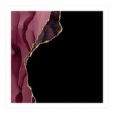 Burgundy & Gold Agate Texture 09 (Print Only) thumbnail