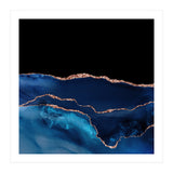 Navy & Rose Gold Agate Texture 07 (Print Only) thumbnail
