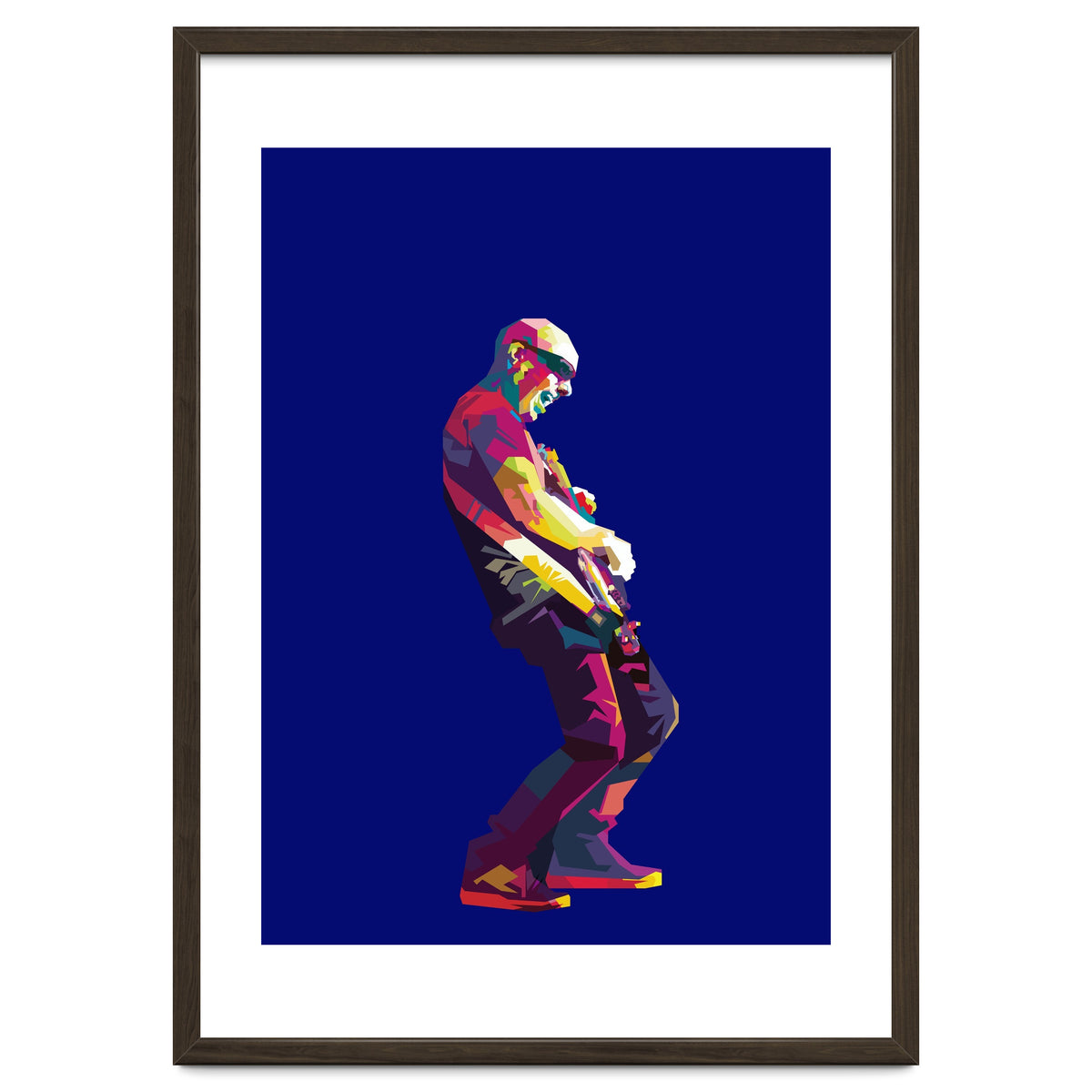 Joe Satriani Rock Guiatist Pop Art WPAP