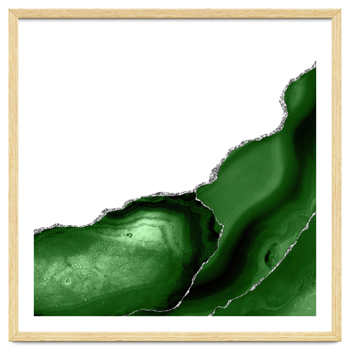 Green & Silver Agate Texture 08