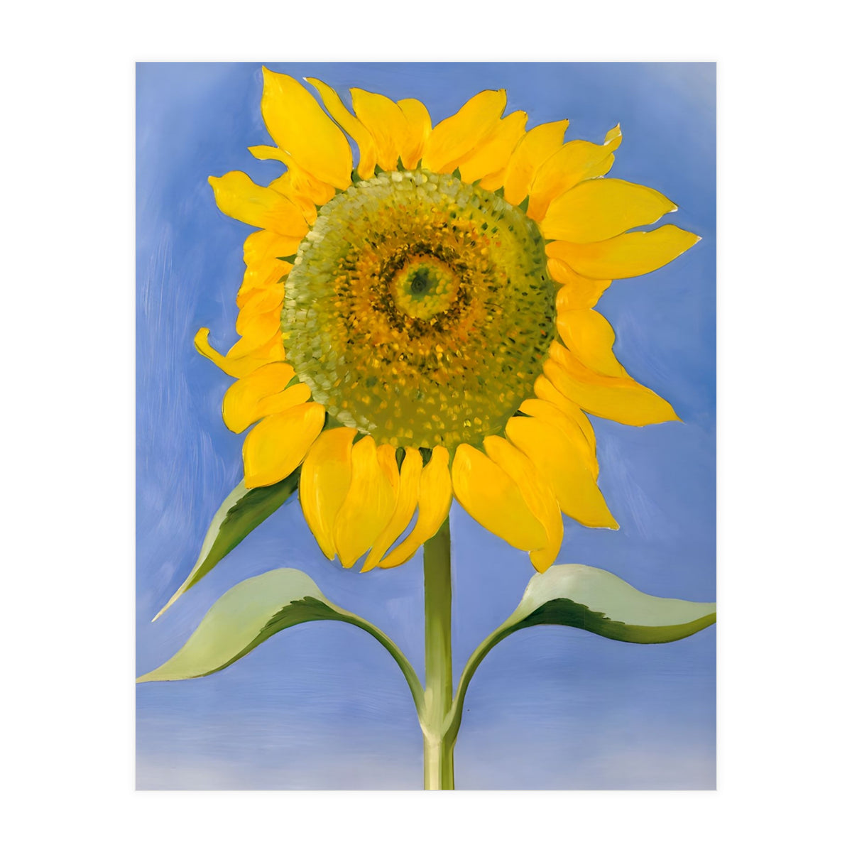 Georgia O’Keeffe – Sunflower, New Mexico (1935) | Bold Modernist Floral Painting Inspired by the American Southwest (Print Only)