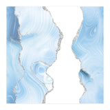 Blue & Silver Agate Glitter Texture 06 (Print Only) thumbnail