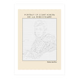 Portrait of Count Honoré de La Riboisière – Antoine-Jean Gros (ascii art)  (Print Only) thumbnail