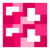 Pink Abstract Square Tiles (Print Only) thumbnail
