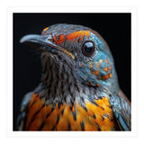 Close Up Of A Colorful Exotic Bird Head (Print Only) thumbnail