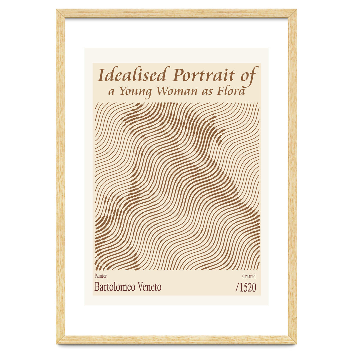 Idealised Portrait Of A Young Woman As Flora – Bartolomeo Veneto (1520)