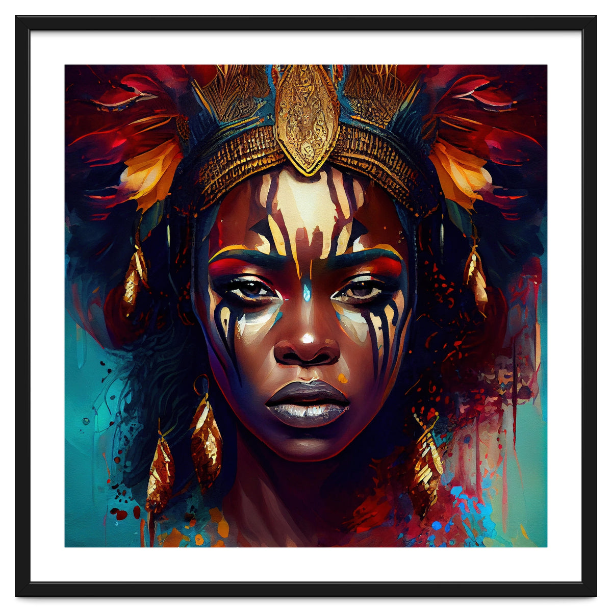 Powerful African Warrior Woman #3