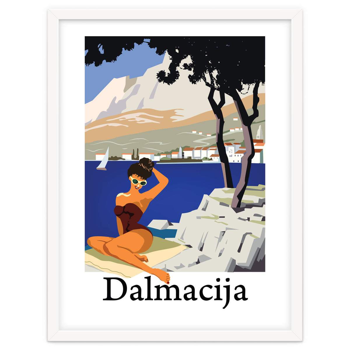 Dalamtia, Sunbathing Woman