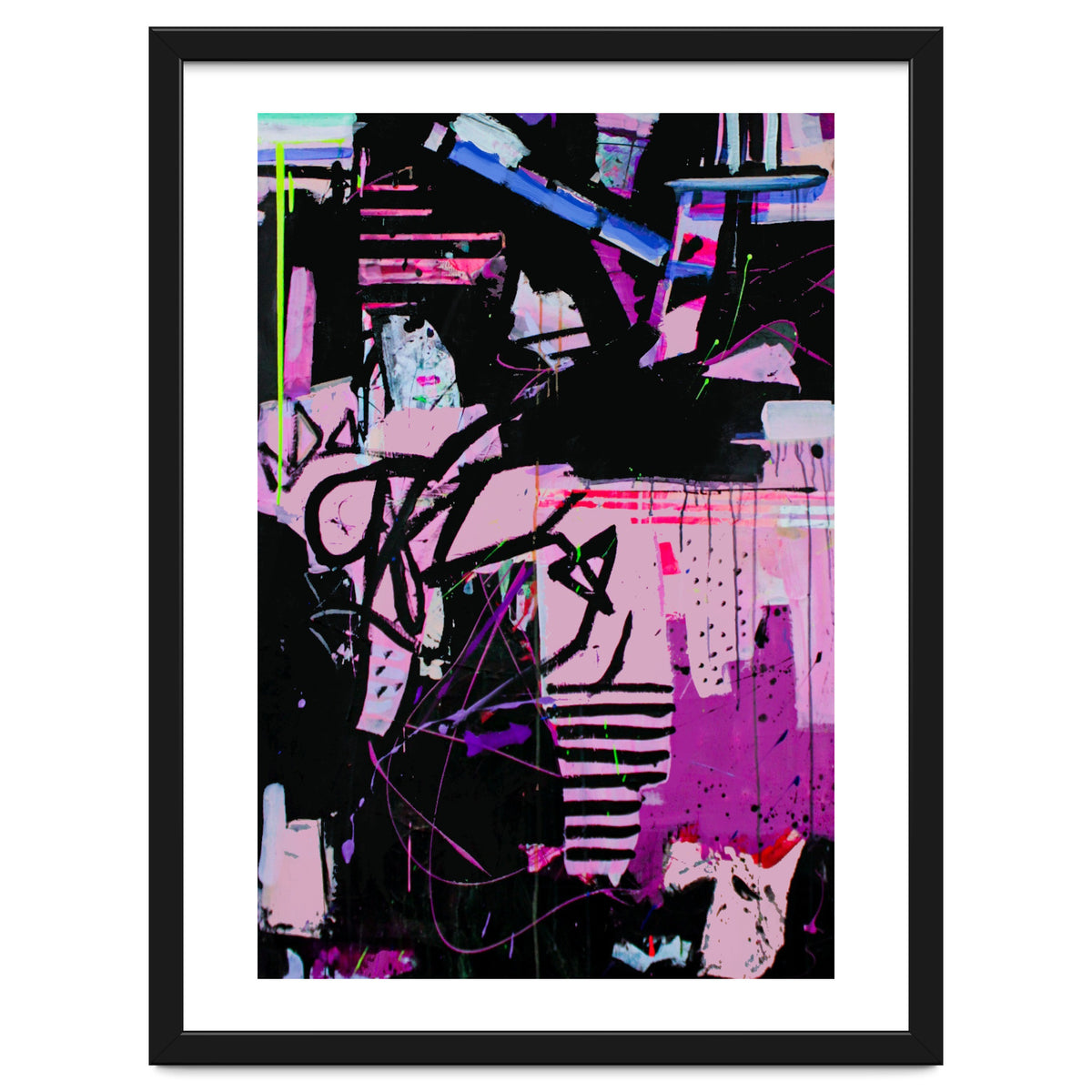 Wild Child Abstract Acrylic Colorful Arthaus Michelle Williams