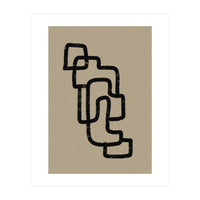 Black Minimalist Lines (Print Only)