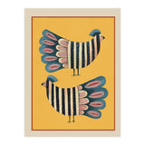 Striped Bird Pair II (Print Only) thumbnail