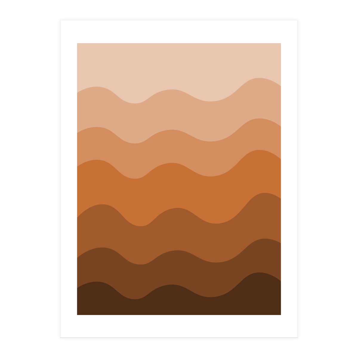 Brown gradient design  (Print Only)