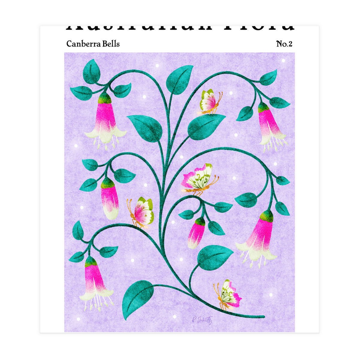 Australian Flora: Canberra Bells (Print Only)