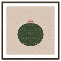 Christmas globe with snowflakes