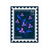 Bedfordshire Bee Orchid Postage Stamp (Print Only) thumbnail