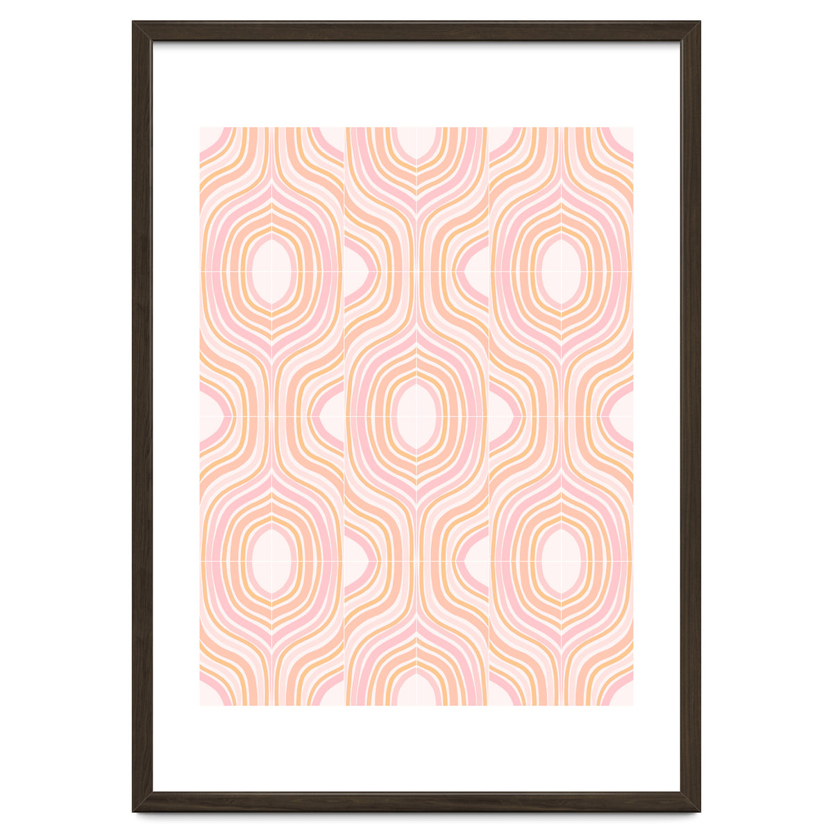 Peachy Marbled Tiles