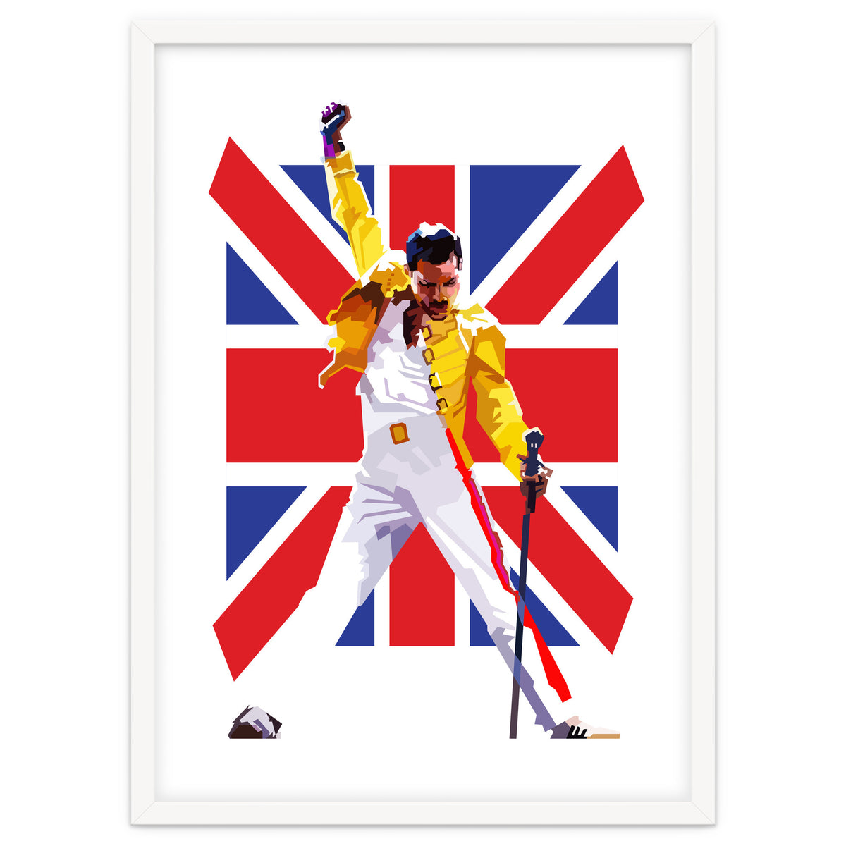 Pop Art Freddie Mercury Icon Rock Music
