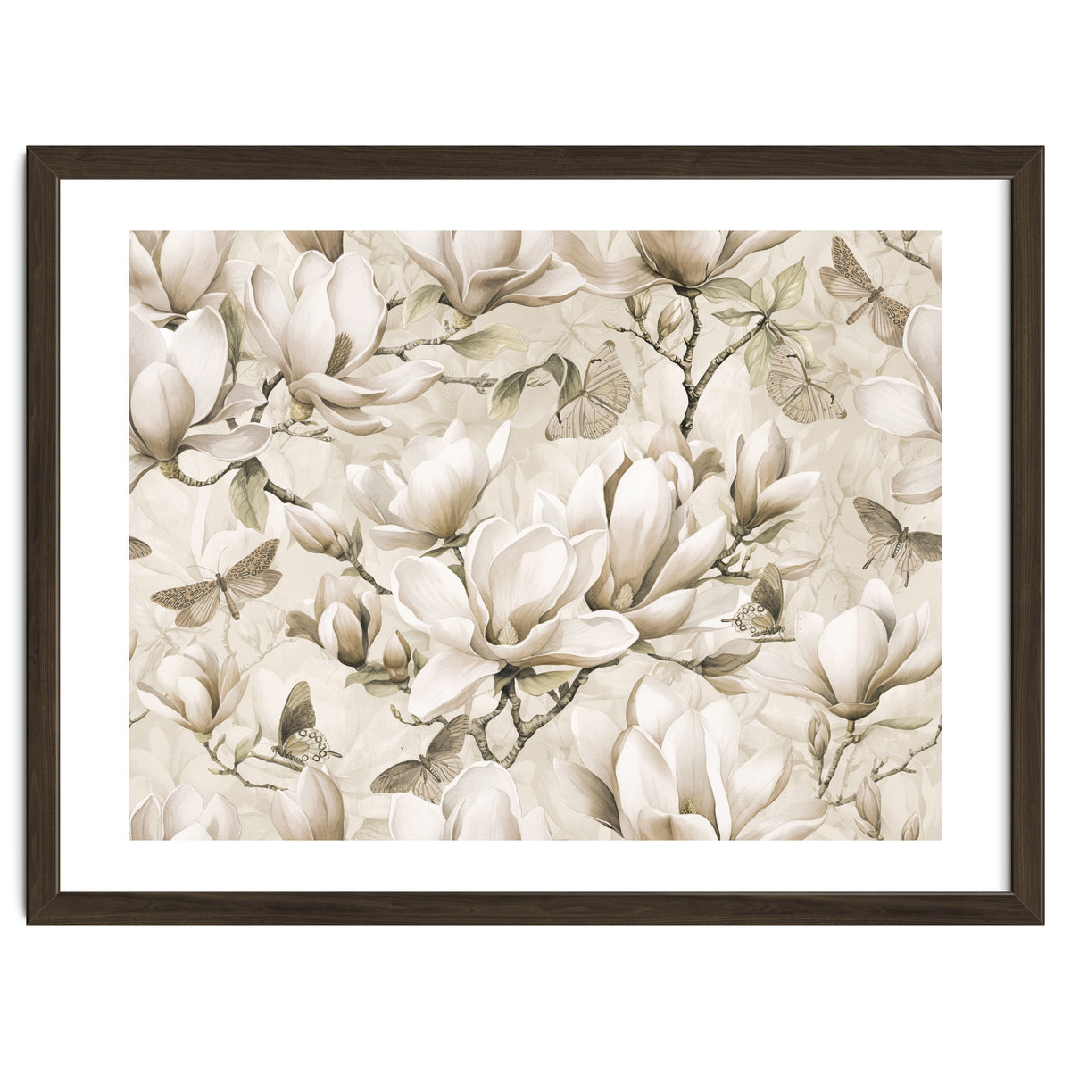 Magnolia And Butterfly Cream