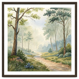 Atmospheric Forest Watercolor Painting thumbnail