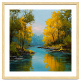 Serene Autumn River Landscape thumbnail
