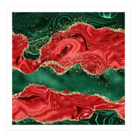 Christmas Glitter Agate Texture 01 (Print Only)