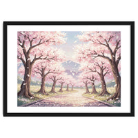 Sakura Path: Serene Cherry Blossom Avenue