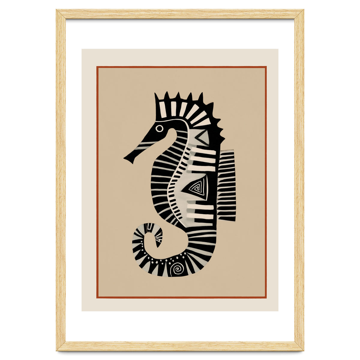 Striped Seahorse II