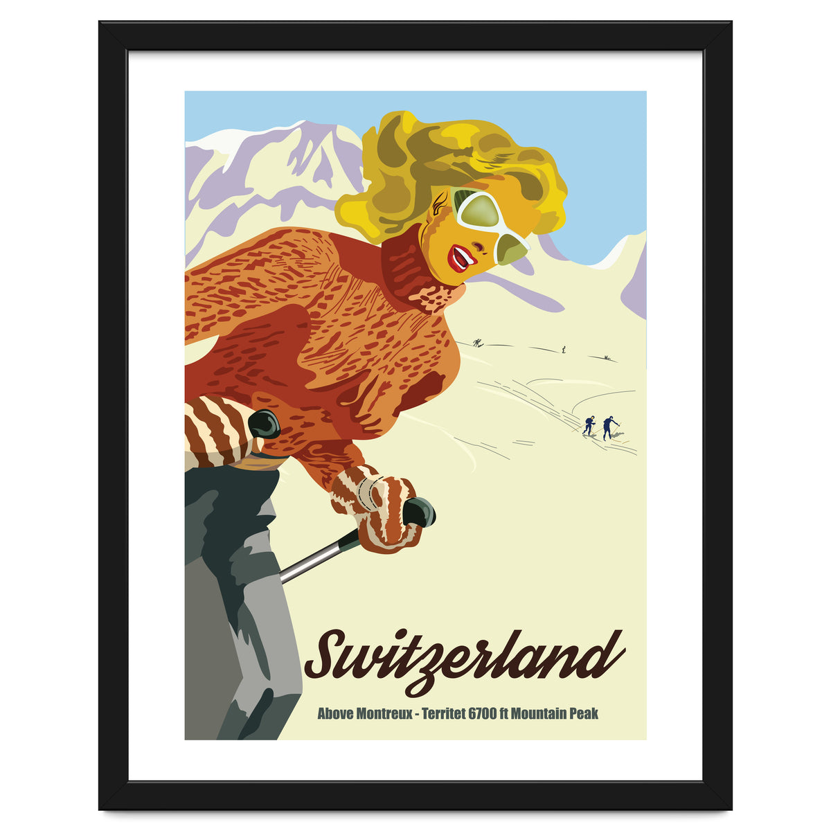 Switzerland Above Montreux