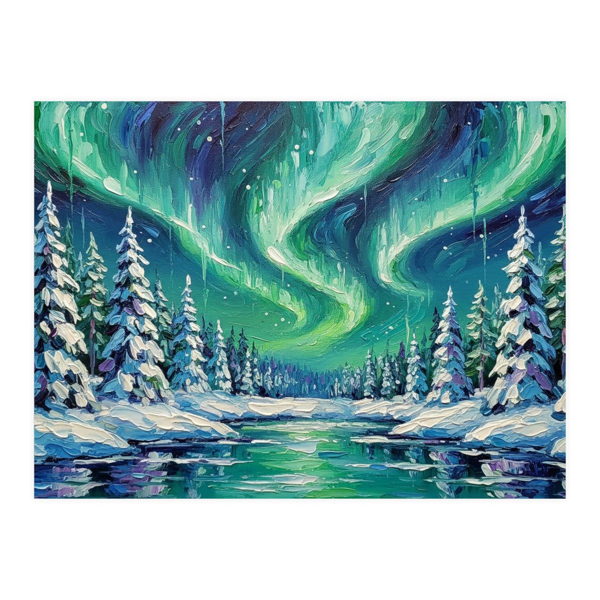 Ethereal Aurora Borealis (Print Only)