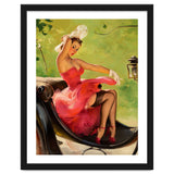 Pinup Girl On A Chariot Fast Ride thumbnail